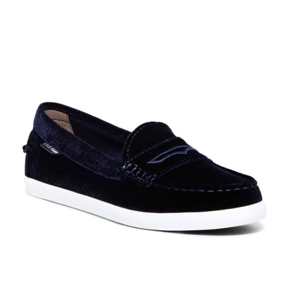 Cole Haan Nantucket Loafer Slip On Flat - Black Velvet | Size 10 - Picture 1 of 8